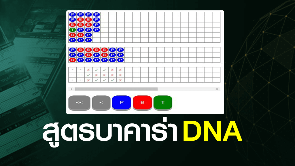 สูตรบาคาร่า DNA