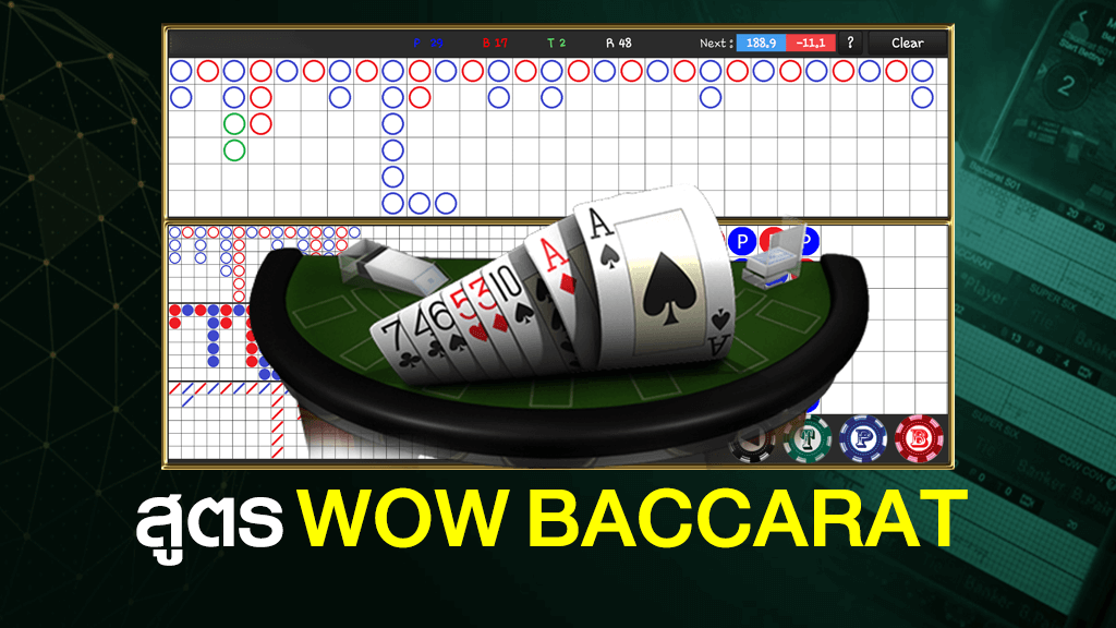 สูตร WOW BACCARAT ฟรี