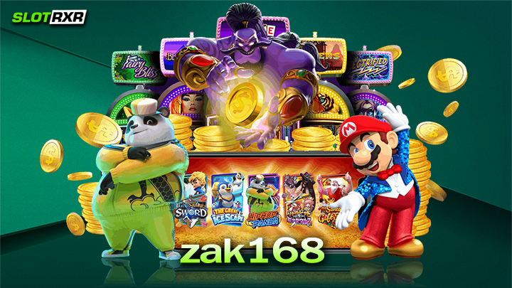 zak168 เว็บรวมเกมสล็อตออนไลน์คุณภาพสูงระดับสากล สมัครทดลองเล่นฟรี