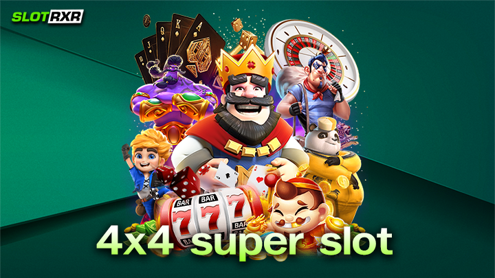 4x4 super slot แหล่งรวมเกมสล็อตออนไลน์ที่ใหญ่ที่สุด สมัครทดลองเล่นเกมฟรี